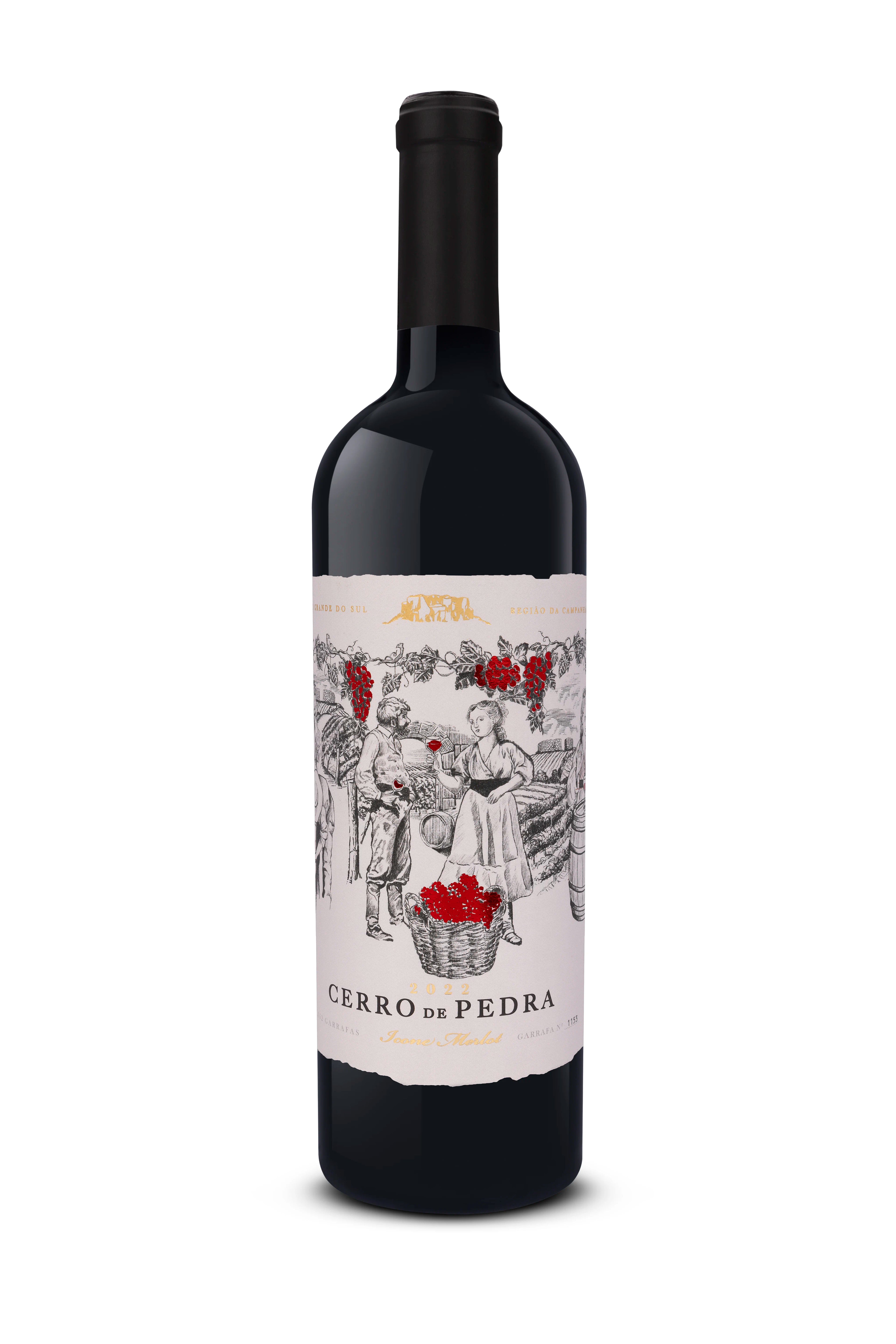 VINHO FINO TT SC - CERRO DE PEDRA MERLOT GRAN RESERVA 750ML EDICAO LIMITADA - 2022