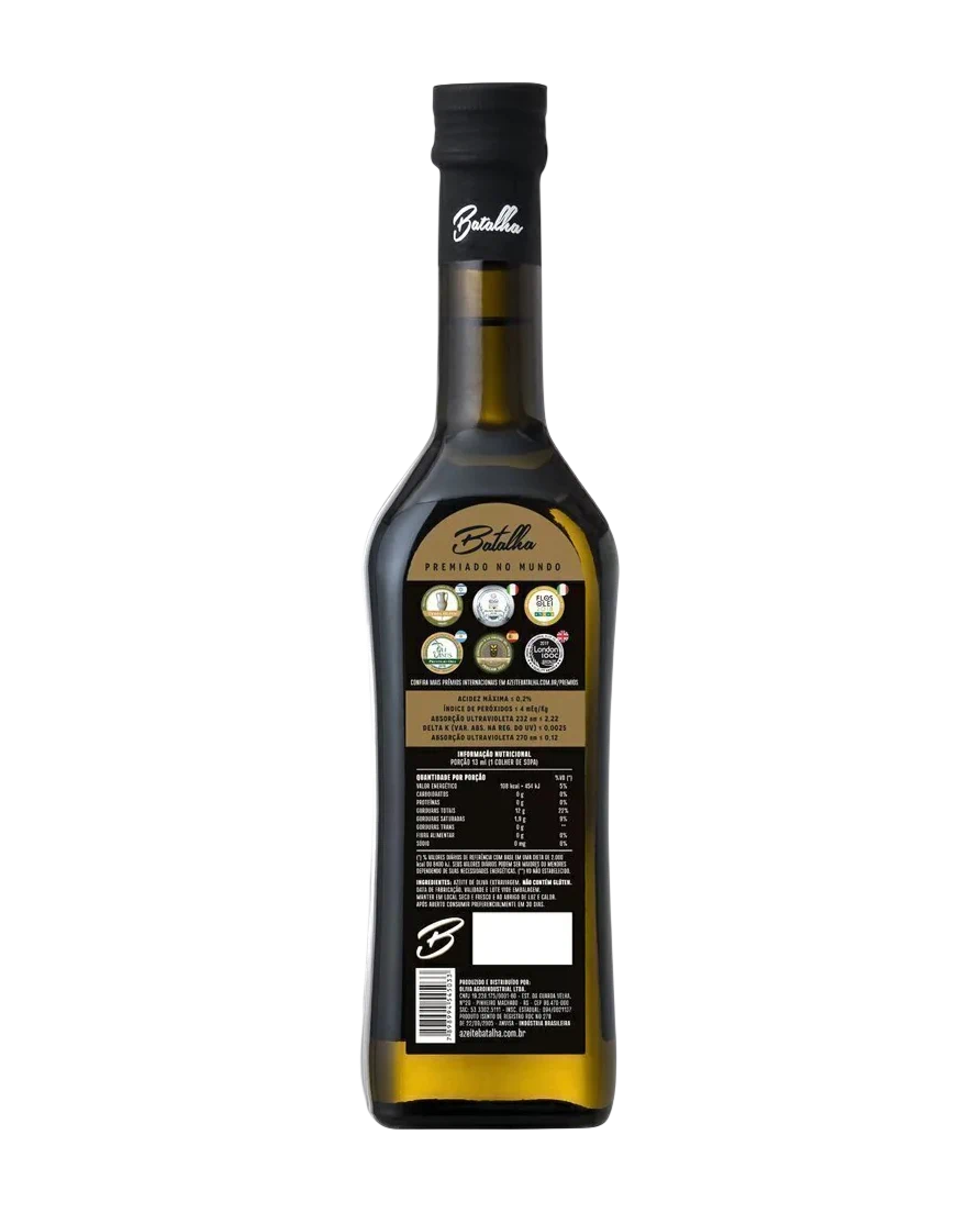 Azeite Nacional Extra Virgem Frutado Batalha 500ml