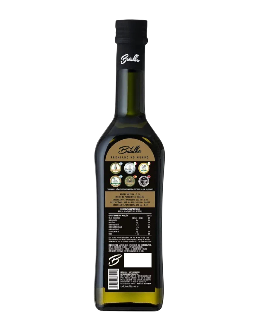 Azeite Nacional Extra Virgem Intenso Batalha 500ml