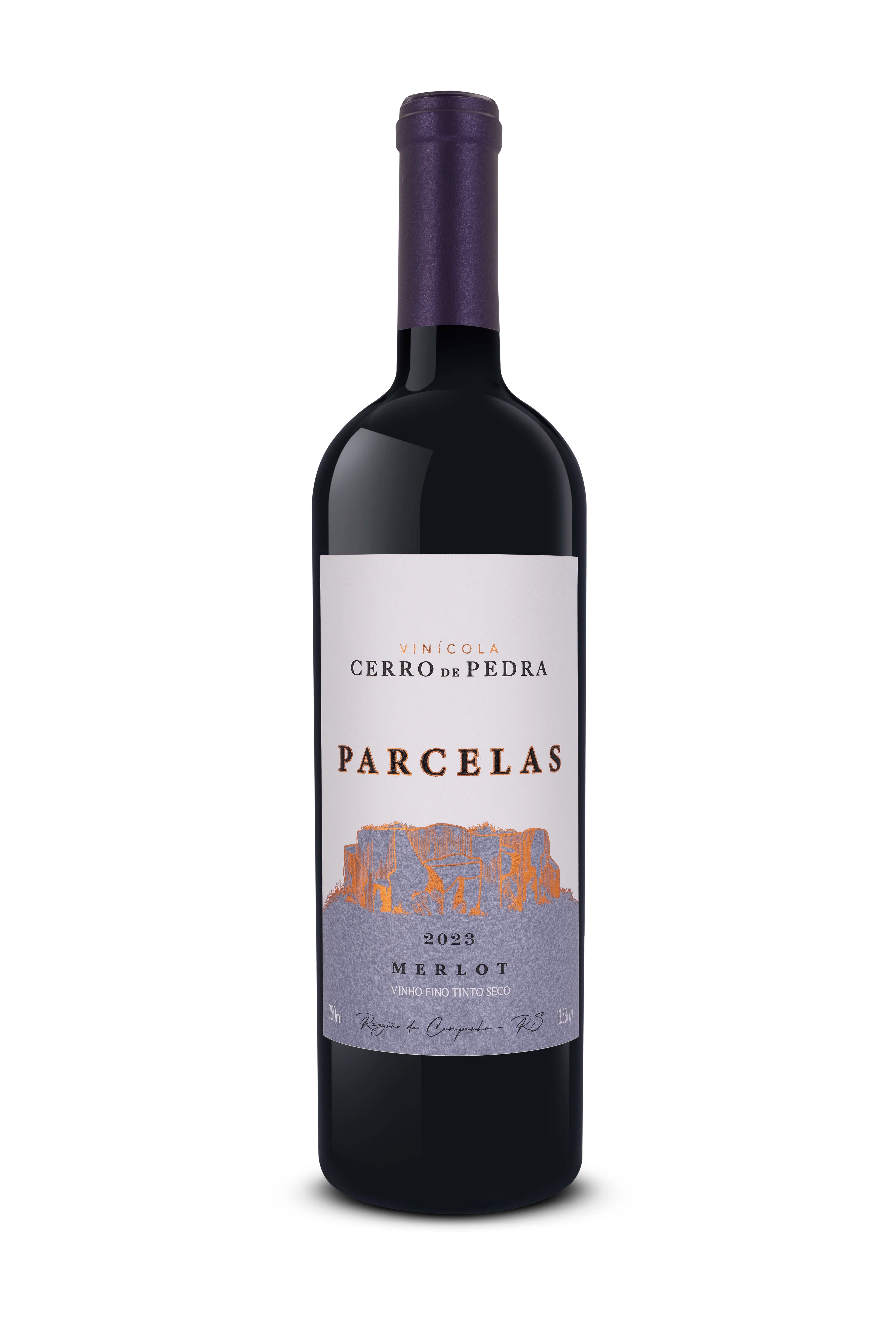 VINHO FINO TINTO - CERRO DE PEDRA PARCELAS MERLOT 750ML-2025